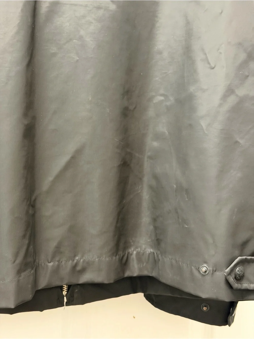 Men's Classic Harrington Bomber Zip-Front Rain Jacket